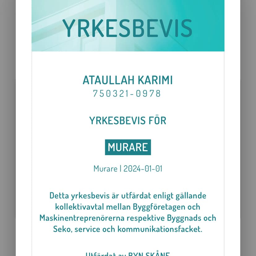 Ata Bygg Puts - Kontaktperson