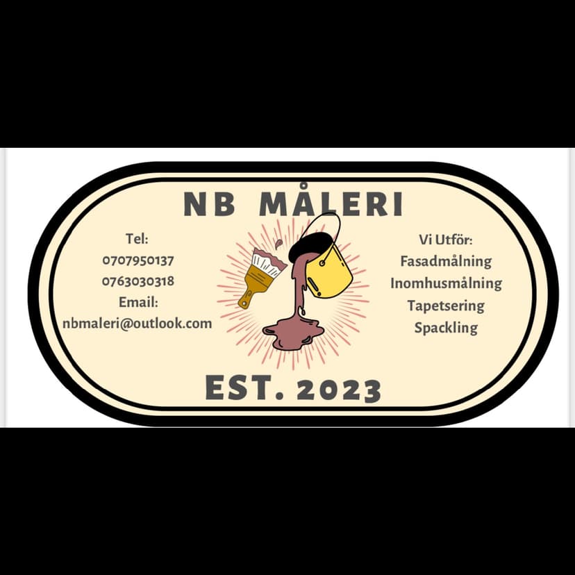 NB Måleri logo