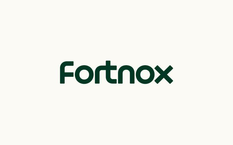 Företagsplattformen Fortnox logotyp mot ljus bakgrund i jpeg