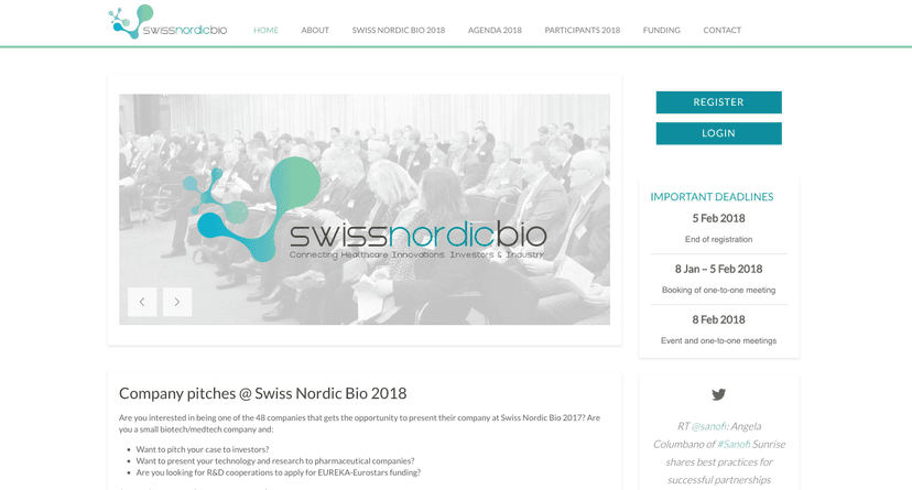 Swiss Nordic Bio - hemsida - 1