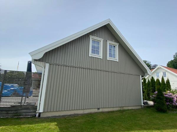 Fasadrenovering i Härryda - 1