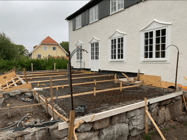 Byggnation av uteplats i Bromma - 5