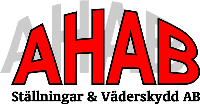 AHAB Ställningar & Väderskydd AB logo