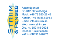 Striim & Pensel AB logo