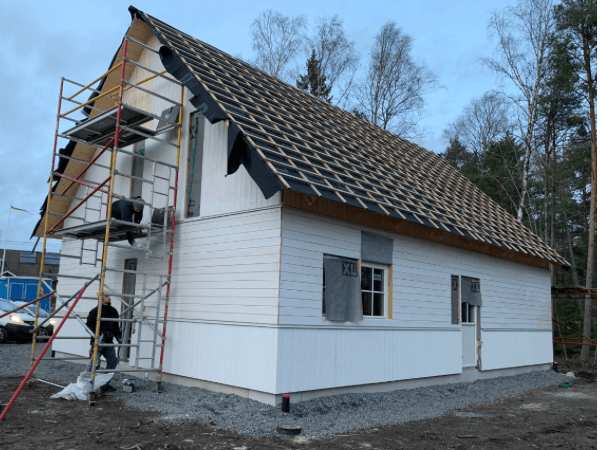 Nybyggnation av hus i Norrtälje - 2