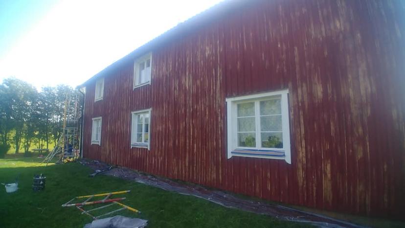Utvändig fasadmålning i Malmköping - 2